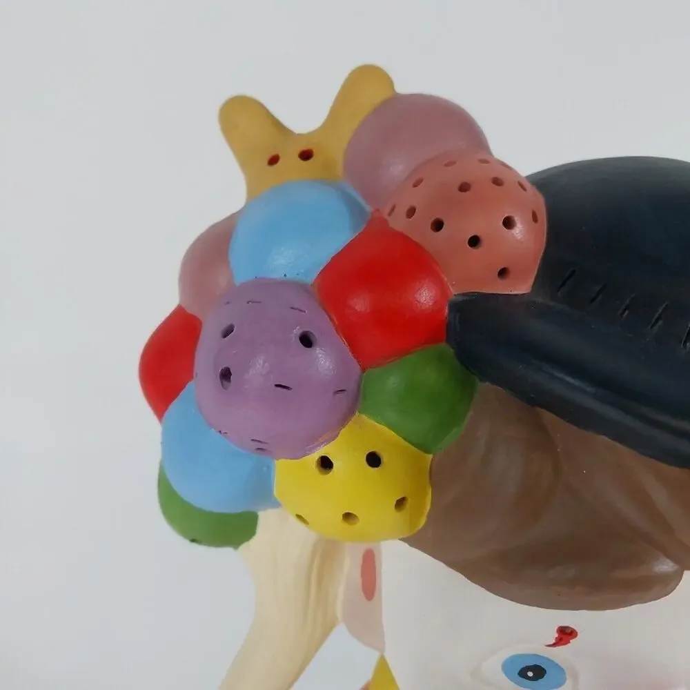 ceramic clown night light lamp light‎ up Works
